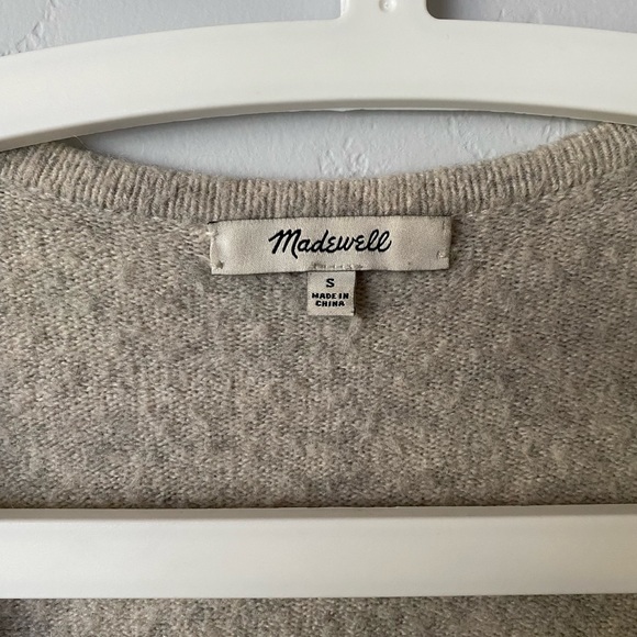 Madewell Beige Merino Wool Blend Long Cardigan - Picture 4 of 9